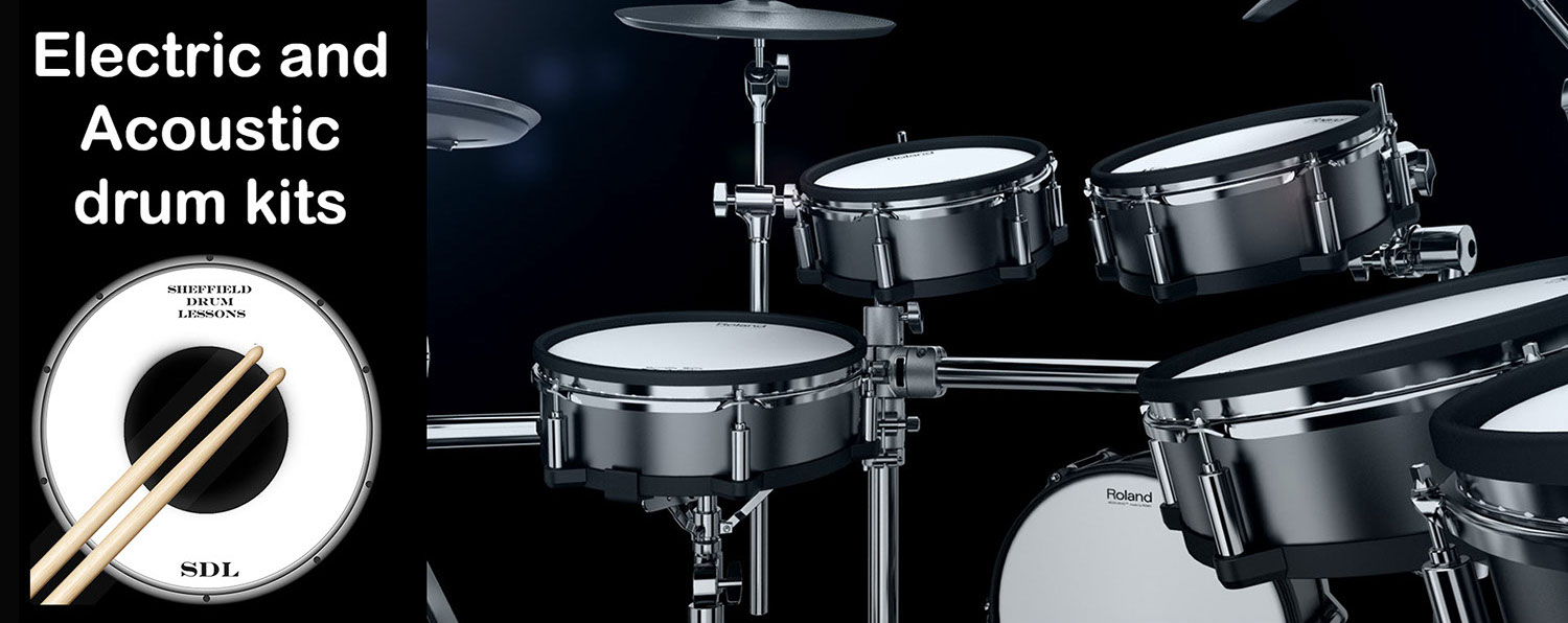 Sheffield drum lessons banner advert for drum lessons in Sheffield